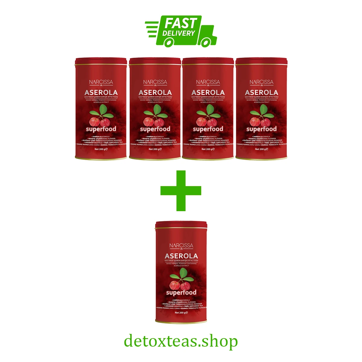 Narcissa Acerola Tea – Compra 4 Prendi 1 Gratis